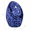 Halo Reactive Glaze Standing Outdoor Fountain With Light Blue, 22"