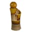 Reactive Glaze 3-Tier Outdoor Fountain With Light Brown, 32"