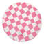 Oh Joy! Pink Checkered Dinner Plate, 10"