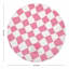 Oh Joy! Pink Checkered Dinner Plate, 10"
