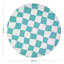 Oh Joy! Blue Checkered Dinner Plate, 10"