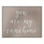 Framed You Are My Sunshine Canvas Wall Art, 20x16