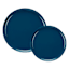 20-Count Bespoke Navy Blue Combo Plates, 10.6"/8.6"