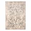 (A433) Cliff Grey Vintage Medallion Area Rug, 9x12