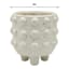 Indoor White Ceramic Planter, 4"