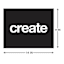 Create Canvas Wall Sign, 14x11