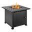 Grammercy Gas Fire Pit Table Stainless Steel Burner 50000 Btu, 30"
