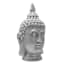 Found & Fable Silver Buddha Head, 22"