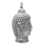 Found & Fable Silver Buddha Head, 22"