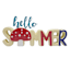 Sunny Club Hello Summer Decor, 12"