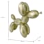 Gold Balloon Dog Outdoor Garden Statue, 20"