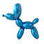 Metallic Blue Balloon Dog Outdoor Garden Statue, 4"