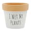 Indoor Wet My Plants Ceramic Planter, 5"