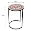 24IN Salma mosaic metal plant stand