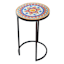 21IN Salma mosaic metal plant stand