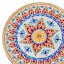 21IN Salma mosaic metal plant stand