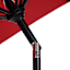 Red Crank & Tilt Round Patio Umbrella, 7.5'