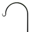 Metal Shepherd's Hook, 60"