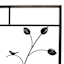 Black Metal Leaf Garden Trellis, 84"