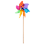 Multicolor Dot Wooden Whirligig, 41"