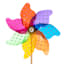 Multicolor Dot Wooden Whirligig, 41"
