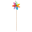 Sunny Club Multicolor Dot Wooden Whirligig, 12"