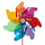 Multicolor Iridescent Whirligig, 29"