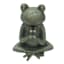 Sitting Yoga Frog Outdoor Garden Statue, 11.5"