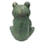 Sitting Yoga Frog Outdoor Garden Statue, 11.5"