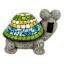 Mosaic Turtle Solar Light Outdoor Garden Statue, 10.5x7