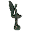 Rustic Copper Fairy Bird Feeder Outdoor Garden Statue, 20.5"