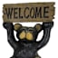 Welcome Stacked Bears Outdoor Garden Statue, 27.5"