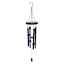 Blue Bead Metal & Wood Wind Chime, 25.2"