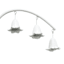 White Metal Yard Stake with Bells, 43"