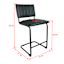 Crosby St. Luka Faux Leather Counter Stool, Grey