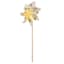 Honeybloom Yellow Honey Bee Whirligig, 41"