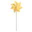 Honeybloom Yellow Honey Bee Whirligig, 41"
