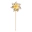 Honeybloom Yellow Honey Bee Whirligig, 19"