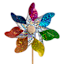Sunny Club Multicolor Rainbow Holographic Whirligig, 12"