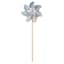 Sunny Club Silver Holographic Whirligig, 19"