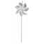 Sunny Club Silver Holographic Whirligig, 19"