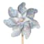 Sunny Club Silver Holographic Whirligig, 19"
