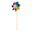 Sunny Club Rainbow Multicolor Holographic Whirligig, 19"