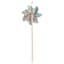 Sunny Club Rainbow Multicolor Holographic Whirligig, 19"