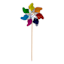 Multicolor Rainbow Holographic Whirligig, 29"
