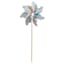 Multicolor Rainbow Holographic Whirligig, 29"