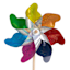 Multicolor Rainbow Holographic Whirligig, 29"