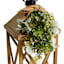 Honeybloom Wood & Floral Outdoor LED Lantern, 26"
