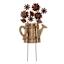 Wood & Metal Slatted Yard Stake, 32"