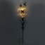 Hummingbird Solar Yard Pick, 33"